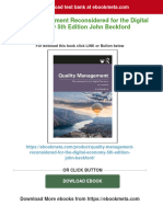 (PDF Download) Quality Management Reconsidered For The Digital Economy 5th Edition John Beckford Fulll Chapter