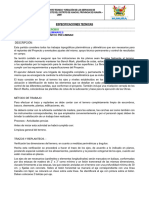 9.3 Especificaciones Tecnicas Sardineles Sumergido