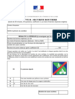 B - Securite Routiere Décembre Corrigé