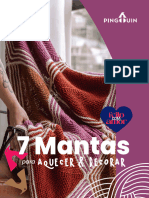 Ebook - 7 Mantas para Aquecer & Decorar - Fios Pingouin