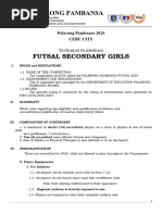 2024 Palarong Pambansa - FUTSAL - Technical Guidelines