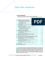 Caractérisation Des Surfaces Par SDL