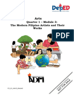 ARTS10 q1 Mod3 Themodernfilipinoartists Ver2 Q1-M3