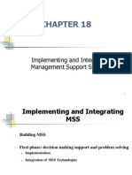 Implementing and Integrating Management Support Systems