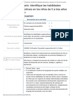 Examen - (AAB01) Cuestionario - Identifique Las Habilidades Cognoscitivas y Motrices en Los Niños de 0 A Tres Años