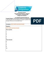 Ejemplo de La Tarea para Evaluación Interna 2