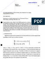 H.K. Moffatt - On The Existence, Structure and Stability of MHD Equilibrium States