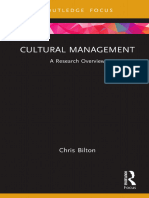 Bilton C. Cultural Management. A Research Overview 2023