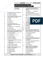 Some Analytical Techniques C.W CM