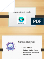 International Trade by Shreya Benjwal