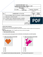 Evaluación 7º Porcentajes