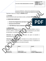 P-Sst-008-Procedimiento Ficha Tecnica Indicadores de Gestión