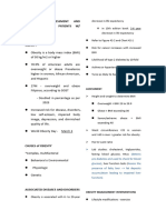 42: Assessment AND Management OF Patients W/ Obesity