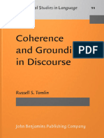 TOMLIN. Coherence and Grounding in Discourse