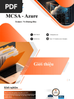 Henry - Giáo Trình MCSA - Azure 104 - Part 2 - Chương 1