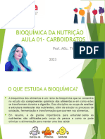 Aula 01 Cho Bioquimica Da Nut Introdução