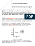 TC - EXP1 - Designing of 3 Line To 8 Line Decoder and Demultiplexer