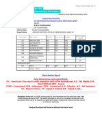 CBSE - Senior School Certificate Examination (Class XII) Results 2024-1