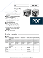 Omron Electronics Solid State Timers H3CR A