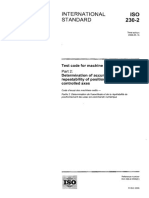 ISO 230-2-2006-03 Test Code For Machine Tools-Part 2 Determination of Accuracy and Repeatability of Positioning Numerically Controlled Axes