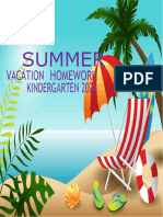 Early Years Summer Vacation Homework Booklet 2024