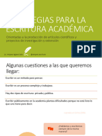 Escritura Académica Como Proceso Cognitivo