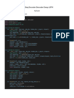 EncoderDecoderSeq2Seq DeepLSTM