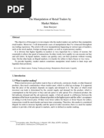 The Manipulation of Retail Traders by Market Makers