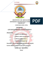 Informe de Levantamiento Topografico .