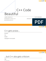 Making C++ Code Beautiful - Gregory and McNellis - CppCon 2014