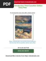 New Media An Introduction Third Canadian Edition Terry Flew Download PDF