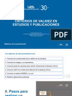 4 - Criterios de Validez en Estudios y Publicaciones