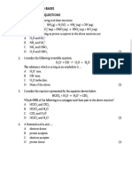 Acids and Bases Homework 29-07-2024