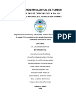 Monografia Organización, Funciones y Actividades. Grupo 03. UNIDAD II