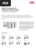 3BSE061511 en E S800 IO System For Compact Product Suite - Outline of All Modules