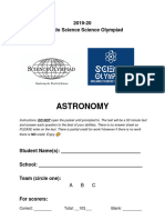 Astronomy Test