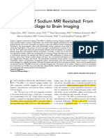 Frontiers of Sodium MRI Revisited - From Cartilage To Brain Imaging ZaricQ - JMRI2021