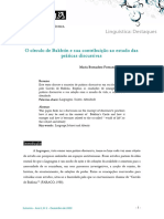 Amandaborges,+o Circulo de Bakhtin e Sua Contribuicao Ao Estudo Das Praticas Discursivas