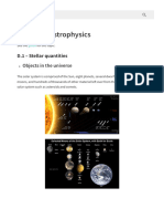 Astrophysics D1, D2, D3