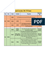 Annual Convocation Schedule 30 07 24