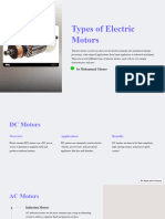 Types of Electric Motors