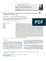 McKee Et Al 2020. Hurricane Sedimentation in A Subtropical Salt Marsh-Mangrove Community Is Unaffected by Vegetation Type