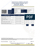 Universidad Estatal Península de Santa Facultad de Ciencias Sociales Y de La Psicología - Matriz