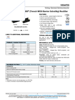 Diodes Schottky 60V 5A 620Vrrm 620mVf 400uar VSSAF56-M36B Datasheet