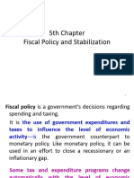 5th Chapter 1 Fiscal Policy and Stabilization Class