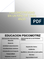 Psicomotricidad en Un Niño de 3 Años - ALVAREZ