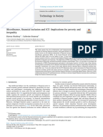 Microfinance, Financial Inclusion and ICT: Implications For Poverty and Inequality