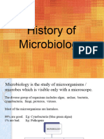 History of Microbiology