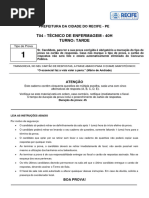 T04 - Técnico de Enfermagem - 40H Turno: Tarde: Prefeitura Da Cidade Do Recife - Pe