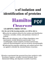 Methods of Isolation & Identification of Proteins